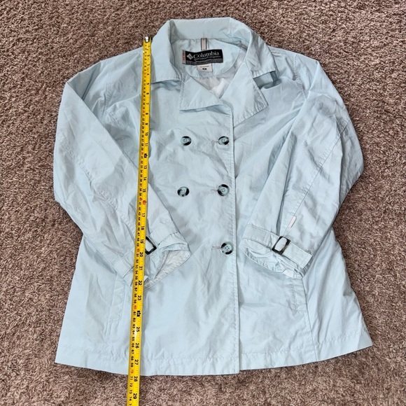 Columbia Blazer Jacket Women's Size M Blue Outerwear Collared Button Nylon - Picture 2 of 4